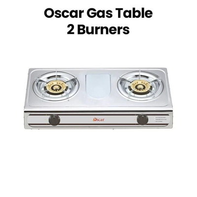 Oscar OGTSS2B Gas Table Top Cooker 2 Burners