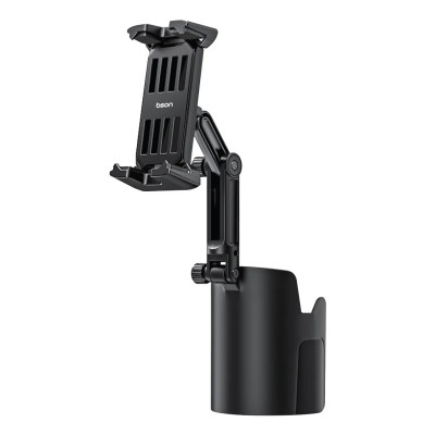 Bson New Cup Phone Holder, 2-in-1 Cup & Phone Holder, with 360° Rotation, Adjustable Extender, One-Hand Operation, Strong Clip, Universal Compatibility