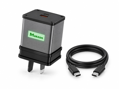 Makzon MKZ-TC198 45W GaN Dual-Port Fast Travel Charger