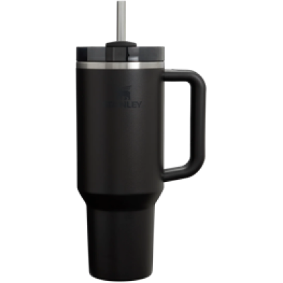 Quencher H2.0 FlowState™ 40oz Tumbler – Black & Cream