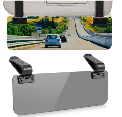 Universal Car Sun Visor Extension with Double Clip – Adjustable Sunshade