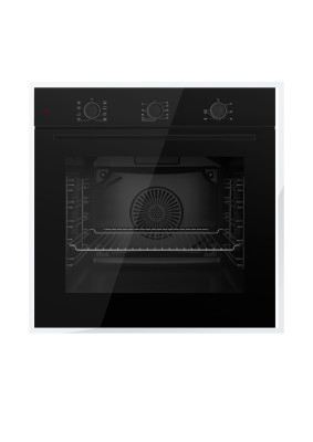 QB Prime Model 60cm, New Generation Built-In Electrical Oven, Line Welded Mono block Oven  cavity,73 Liters Inner Oven Cavity -FO-BO6060BM